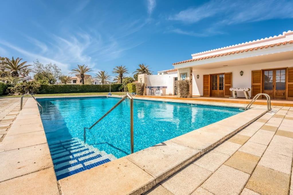 La Calma Espectacular Villa Con Jardin Y Piscina En Menorca S'Algar Kültér fotó