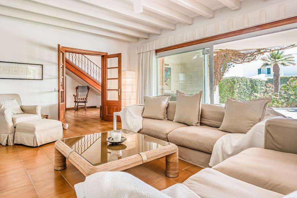 La Calma Espectacular Villa Con Jardin Y Piscina En Menorca S'Algar Kültér fotó