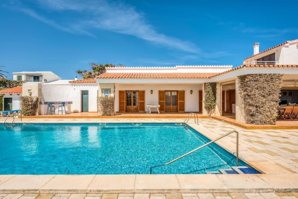 La Calma Espectacular Villa Con Jardin Y Piscina En Menorca S'Algar Kültér fotó