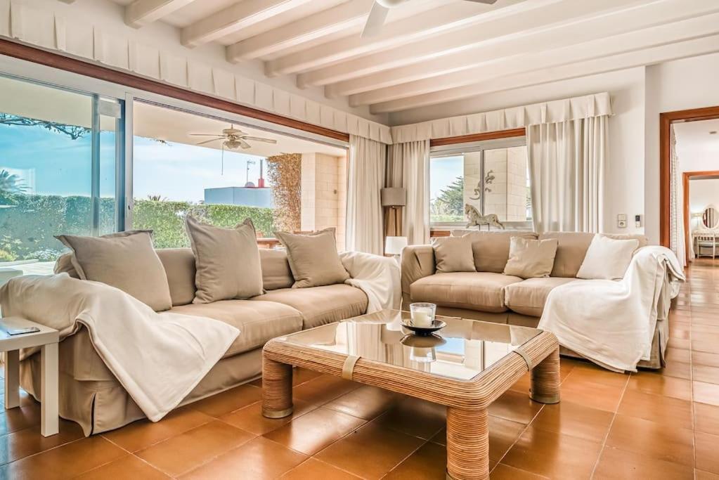 La Calma Espectacular Villa Con Jardin Y Piscina En Menorca S'Algar Kültér fotó