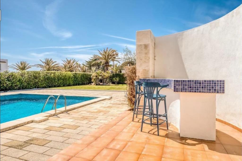 La Calma Espectacular Villa Con Jardin Y Piscina En Menorca S'Algar Kültér fotó