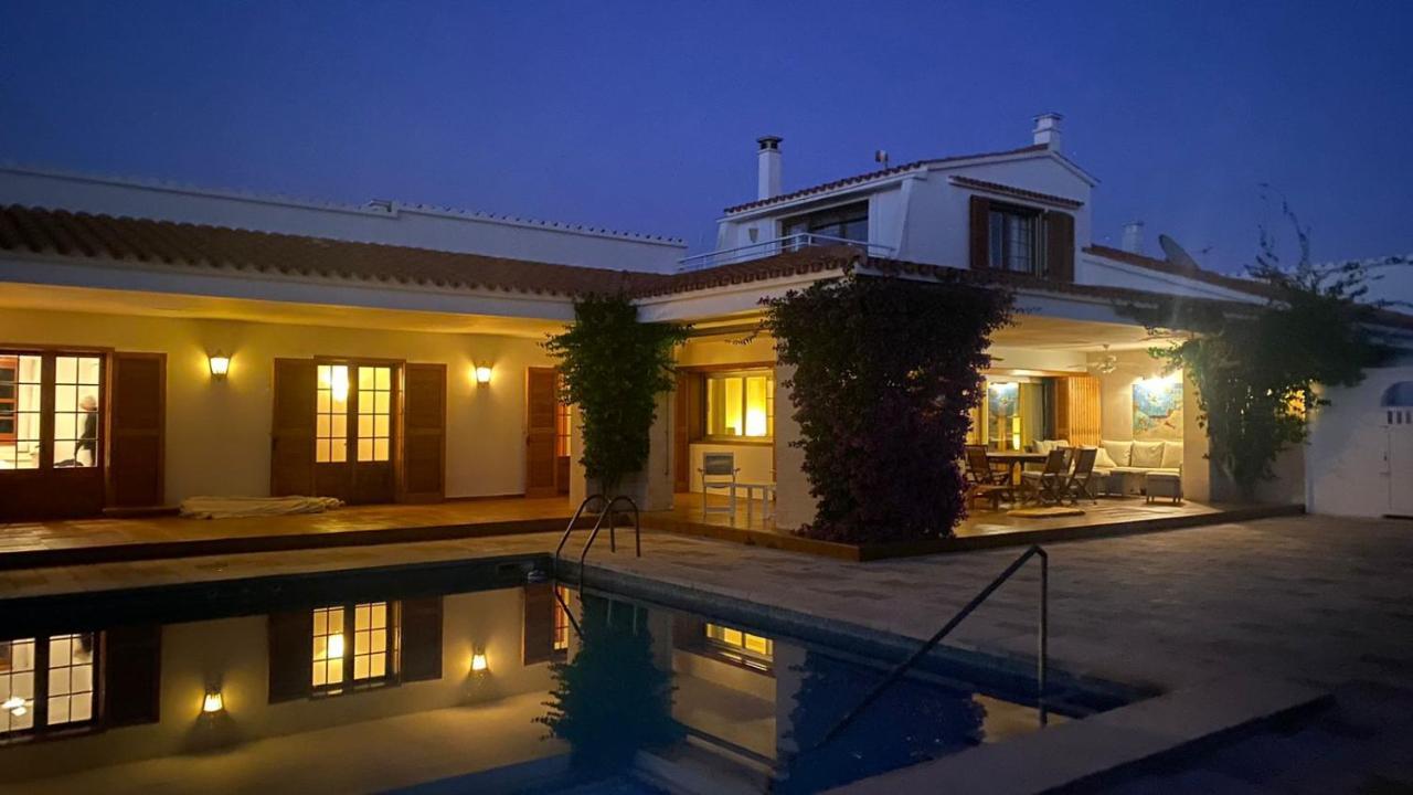 La Calma Espectacular Villa Con Jardin Y Piscina En Menorca S'Algar Kültér fotó