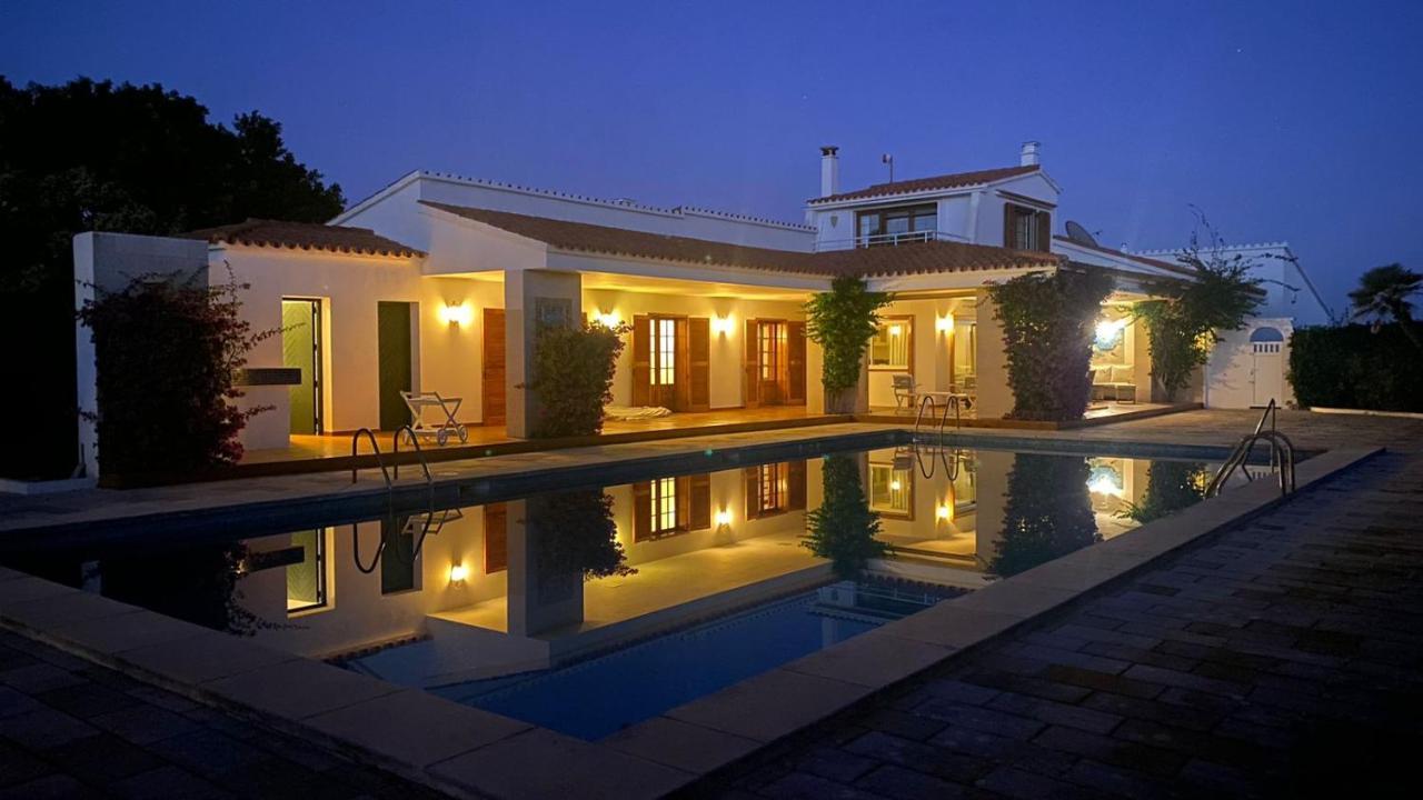La Calma Espectacular Villa Con Jardin Y Piscina En Menorca S'Algar Kültér fotó