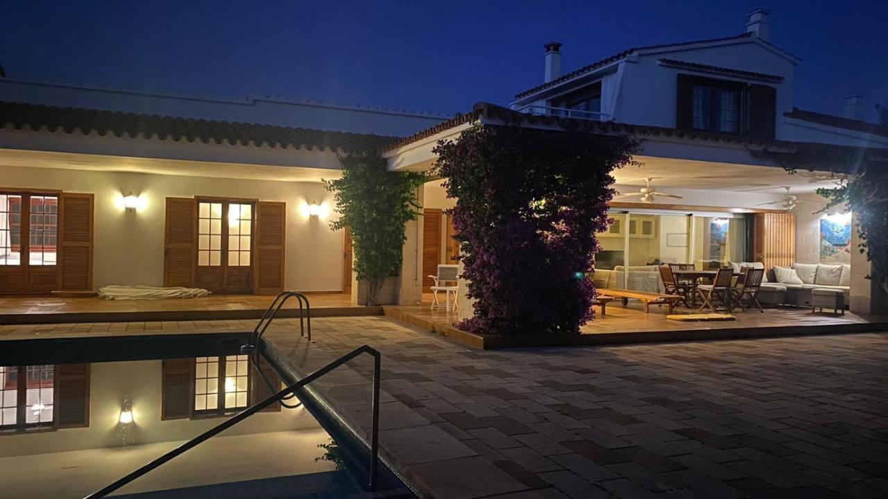 La Calma Espectacular Villa Con Jardin Y Piscina En Menorca S'Algar Kültér fotó